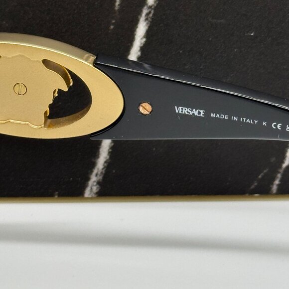 NEW VERSACE VE4485 GB1/87 SUNGLASSES WOMEN BLACK VE4485 GB187 EYEWEAR - Picture 9 of 10